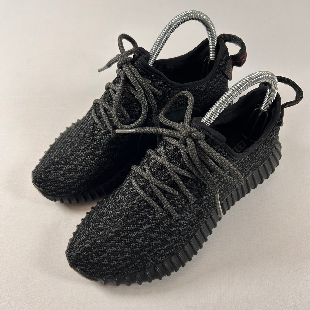 Adidas Yeezy Boost Shoes 350 Pirate Black 2015 BB5350 Mens 5 Womens 6.5 Sneakers